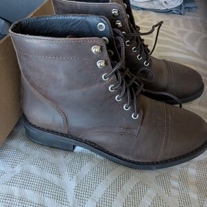 Brown Leather Women's Boots 10.5